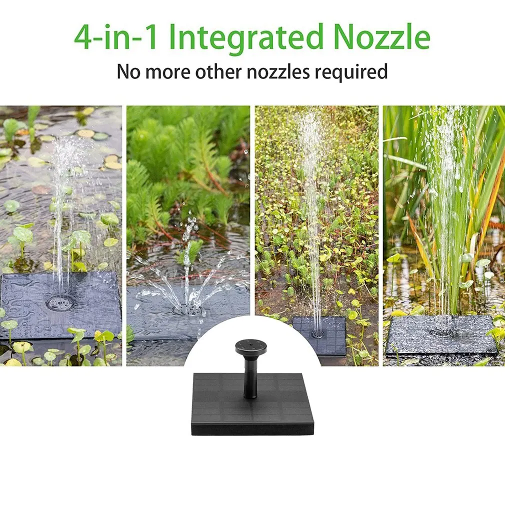 Solar Fountain Pump With 7 Styles Nozzles Solar Powered Water Pump Submersible Outdoor For Bird Bath Pond Pool Fish Tank
Solar Fountain Pump With 7 Styles Nozzles Solar Powered Water Pump Submersible Outdoor For Bird Bath Pond Pool Fish Tank