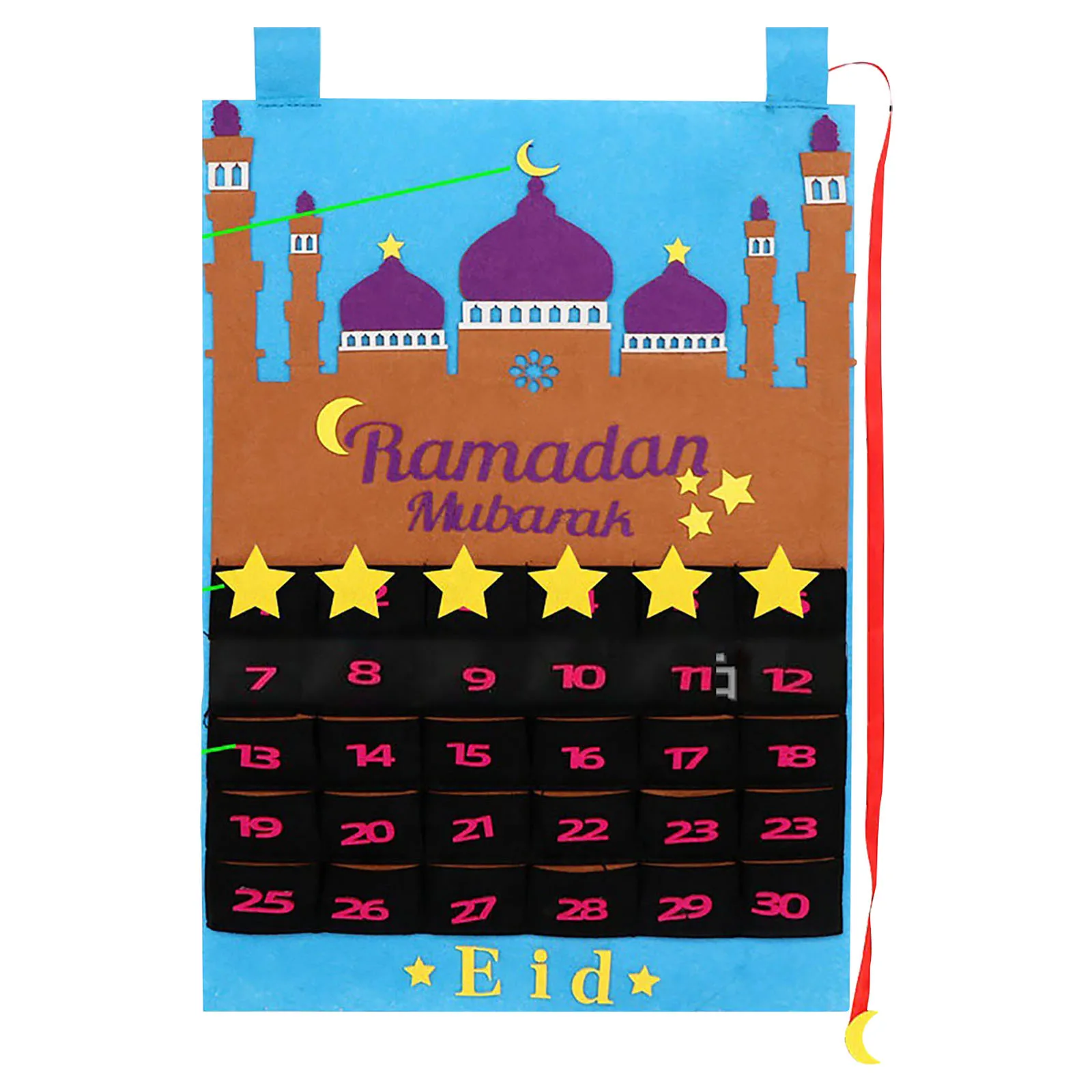 30 Day Living Room Eid Mubarak Muslim Home Decor Ramadan Calendar Countdown Eid Ramadan Felt Fabric Countdown Wall Calendar
30 Day Living Room Eid Mubarak Muslim Home Decor Ramadan Calendar Countdown Eid Ramadan Felt Fabric Countdown Wall Calendar