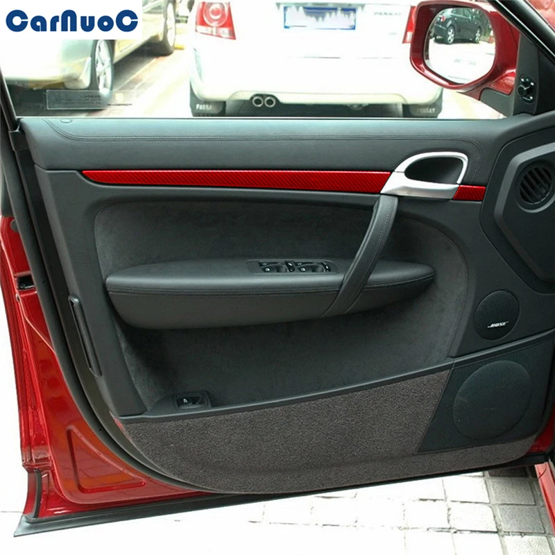 For Porsche Cayenne Sport SUV 2003-2010 Car Front Door Panel Red Trim Strip Decal Carbon Fiber Sticker Styling Accessories
For Porsche Cayenne Sport SUV 2003-2010 Car Front Door Panel Red Trim Strip Decal Carbon Fiber Sticker Styling Accessories