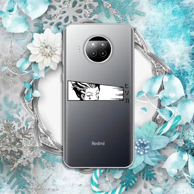 Hisoka Hunter Hunter X anime Phone Case Transparent for Xiaomi Redmi note 10 t 8 9 pro lite 11 luxury design coque funda
Hisoka Hunter Hunter X anime Phone Case Transparent for Xiaomi Redmi note 10 t 8 9 pro lite 11 luxury design coque funda