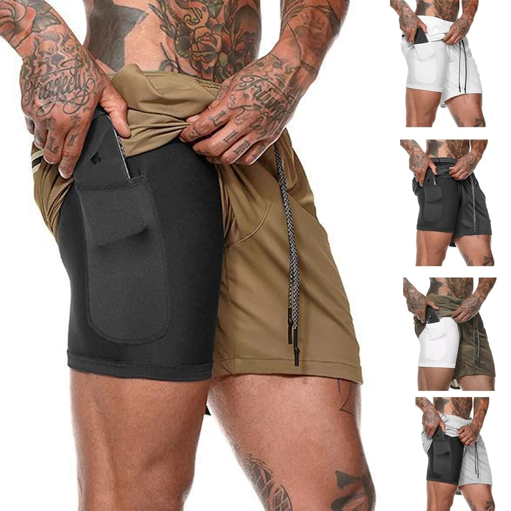 Beach shorts men's design liner quick-drying casual men's breathable training shorts gym running
Beach shorts men's design liner quick-drying casual men's breathable training shorts gym running