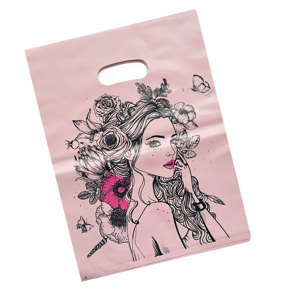 100pcs Plastic Shopping Retail Bag Gift Wrapping Bags Pink Packaging Bag Candy Bag Party Festival Birthday Party Favors Supplies
100pcs Plastic Shopping Retail Bag Gift Wrapping Bags Pink Packaging Bag Candy Bag Party Festival Birthday Party Favors Supplies