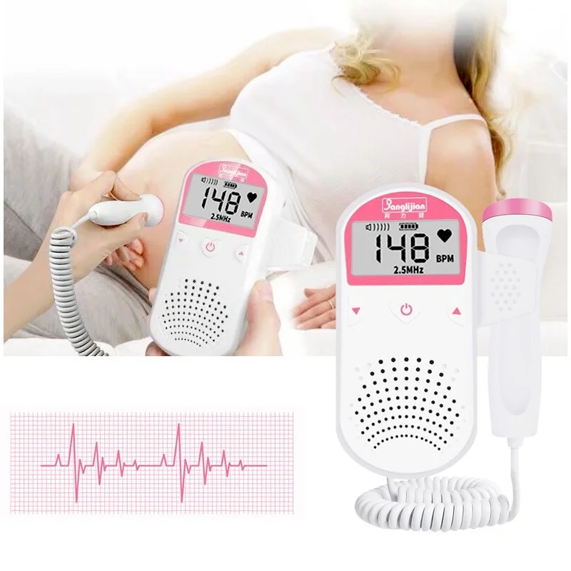 New 3.0 MHz Ultrasound Baby Monitor Fetal Doppler Baby Fetal Sound Heart Rate Sonar Detector Portable For Pregnant No Radiation
New 3.0 MHz Ultrasound Baby Monitor Fetal Doppler Baby Fetal Sound Heart Rate Sonar Detector Portable For Pregnant No Radiation