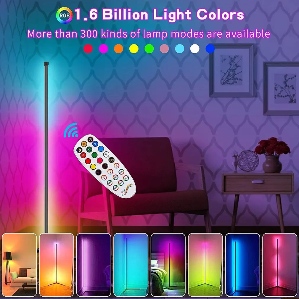 Modern RGB Floor Lamps Floor Lights Interior Atmosphere Lamp Colourful Bedroom Living Room Decoration Lighting Standing Lamp
Modern RGB Floor Lamps Floor Lights Interior Atmosphere Lamp Colourful Bedroom Living Room Decoration Lighting Standing Lamp