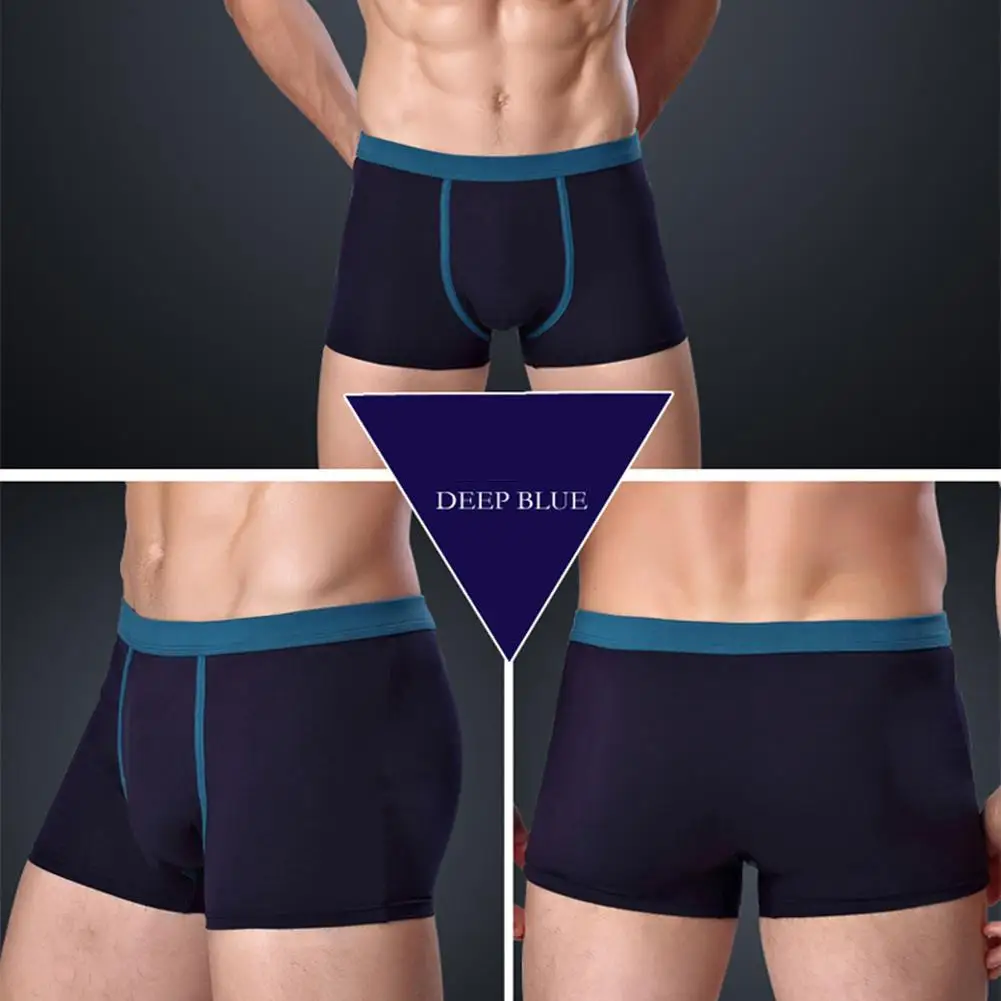 MISSKY Men Boxer Color Matching Boxershorts Cotton Middle Waist Underwear For Male 
MISSKY Men Boxer Color Matching Boxershorts Cotton Middle Waist Underwear For Male