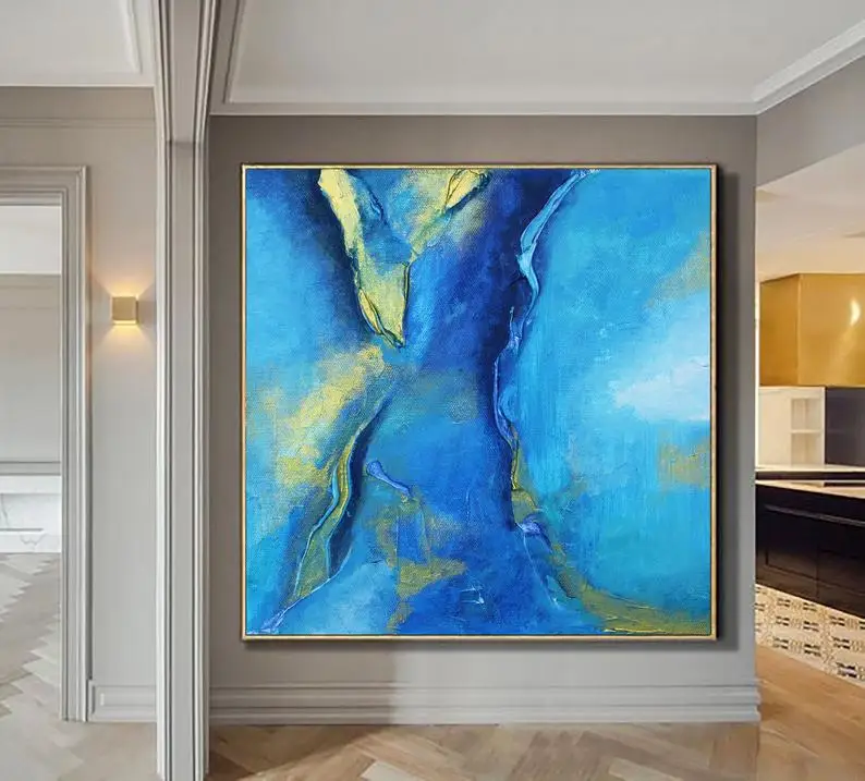 Large Abstract Wall Art Original Bright Painting Art Office Wall Art Thick Layered Texture Art Home Decor Living Room Decoration 
Large Abstract Wall Art Original Bright Painting Art Office Wall Art Thick Layered Texture Art Home Decor Living Room Decoration