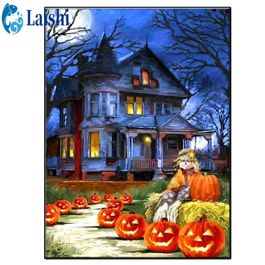 Алмазная живопись из мультфильмов, украшение на Хэллоуин, тыквенный фонарь, замок 5D «сделай сам», полноразмерная квадратная круглая мозаик...
Алмазная живопись из мультфильмов, украшение на Хэллоуин, тыквенный фонарь, замок 5D «сделай сам», полноразмерная квадратная круглая мозаик...