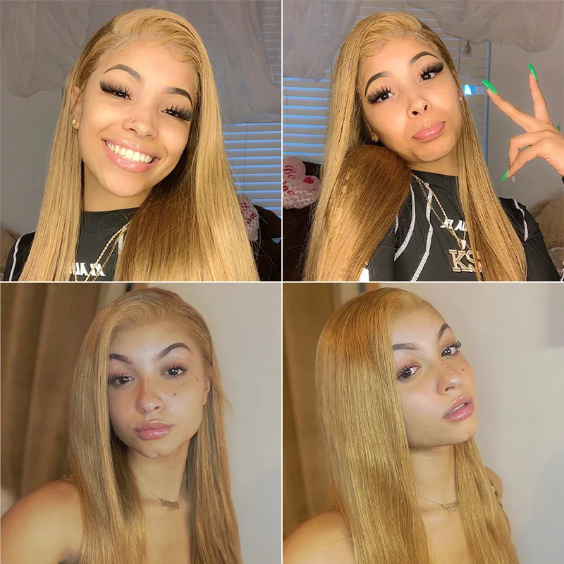Honey Blonde Bundles Colored 27 Straight Human Hair Weave Bundles Blonde Peruvian Hair Weft Extension Shining Star Remy Hair 
Honey Blonde Bundles Colored 27 Straight Human Hair Weave Bundles Blonde Peruvian Hair Weft Extension Shining Star Remy Hair