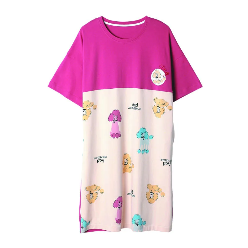 Pliktea 2021 Summer Dress Women's Home Clothes Cotton Pajamas for Women Pajamas Dress Clothing Female Cartoon Sleepwear Dress
Pliktea 2021 Summer Dress Women's Home Clothes Cotton Pajamas for Women Pajamas Dress Clothing Female Cartoon Sleepwear Dress