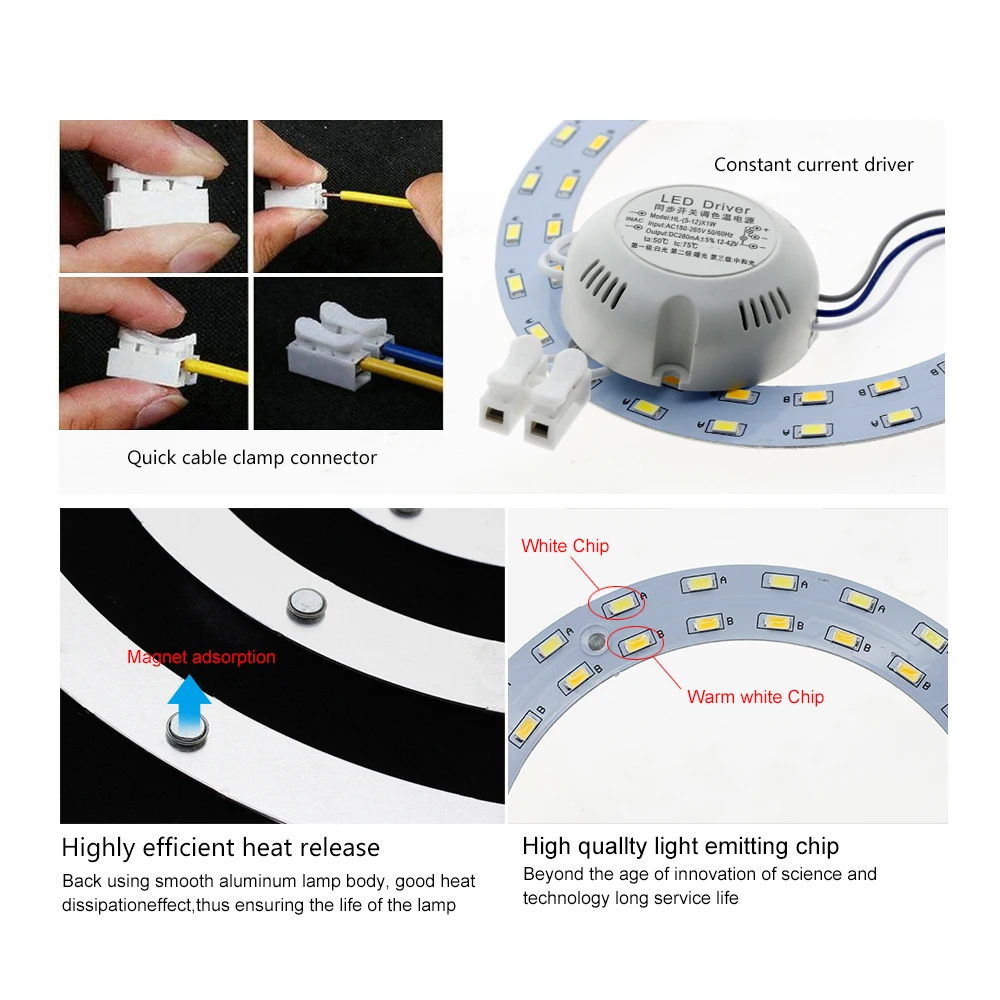 LED Annular Tube Light Double Color White / Warm White Adjustable 18W 24W 36W Ceiling Lamp Lights Energy Saving LED Tubes.
LED Annular Tube Light Double Color White / Warm White Adjustable 18W 24W 36W Ceiling Lamp Lights Energy Saving LED Tubes.