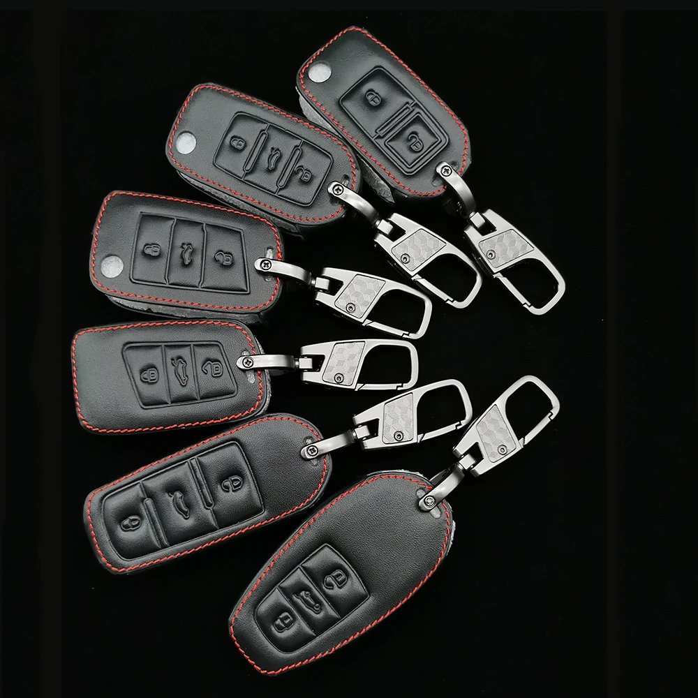 Leather Car Key Case For Vw Volkswagen Polo Golf Passat Beetle Caddy T5 Up Eos Tiguan Skoda A5 Seat Leon Altea Flip Remote Cover
Leather Car Key Case For Vw Volkswagen Polo Golf Passat Beetle Caddy T5 Up Eos Tiguan Skoda A5 Seat Leon Altea Flip Remote Cover