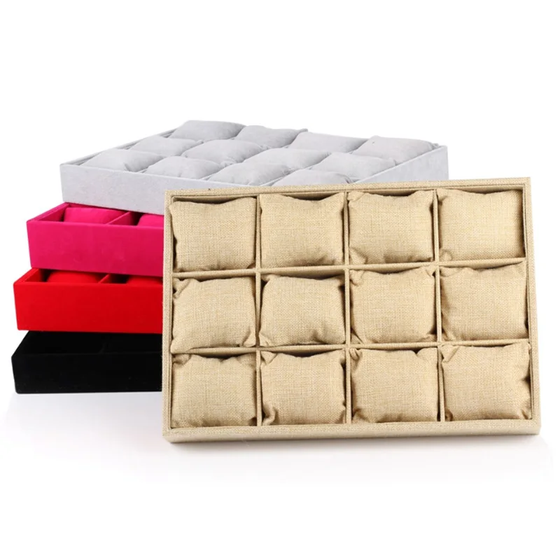 Лидер продаж, органайзер для ювелирных украшений для часов, лоток для хранения ожерелий, колец, сережек, держатель или мужские браслеты, лот... 
Лидер продаж, органайзер для ювелирных украшений для часов, лоток для хранения ожерелий, колец, сережек, держатель или мужские браслеты, лот...