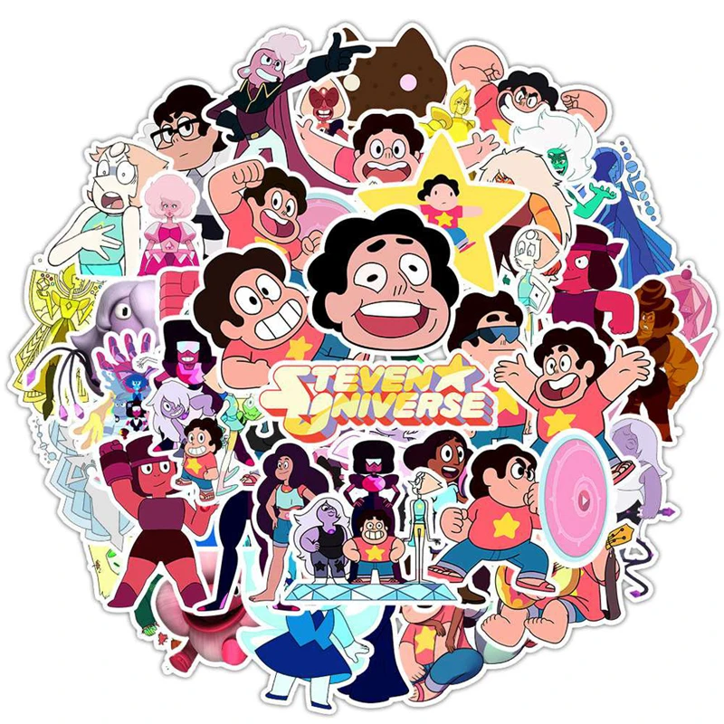 50Pcs Anime Steven Universe Funny Stickers Laptop Bike Sticker Guitar Phone Cartoon Waterproof Graffiti Decal Kid Classic Toy
50Pcs Anime Steven Universe Funny Stickers Laptop Bike Sticker Guitar Phone Cartoon Waterproof Graffiti Decal Kid Classic Toy