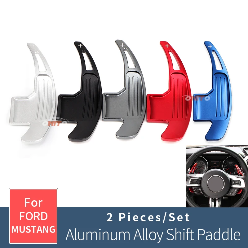 2pcs/set Aluminum Alloy Car Steering Wheel Gear Shift Paddle Shifters for mustang 2015-2019 car styling Paddle Shifters
2pcs/set Aluminum Alloy Car Steering Wheel Gear Shift Paddle Shifters for mustang 2015-2019 car styling Paddle Shifters