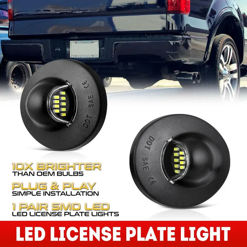 6500K 9LED Bright License Plate Light 2020 Car LED License Plate Light NEW Lamp License Plate Light Set
6500K 9LED Bright License Plate Light 2020 Car LED License Plate Light NEW Lamp License Plate Light Set