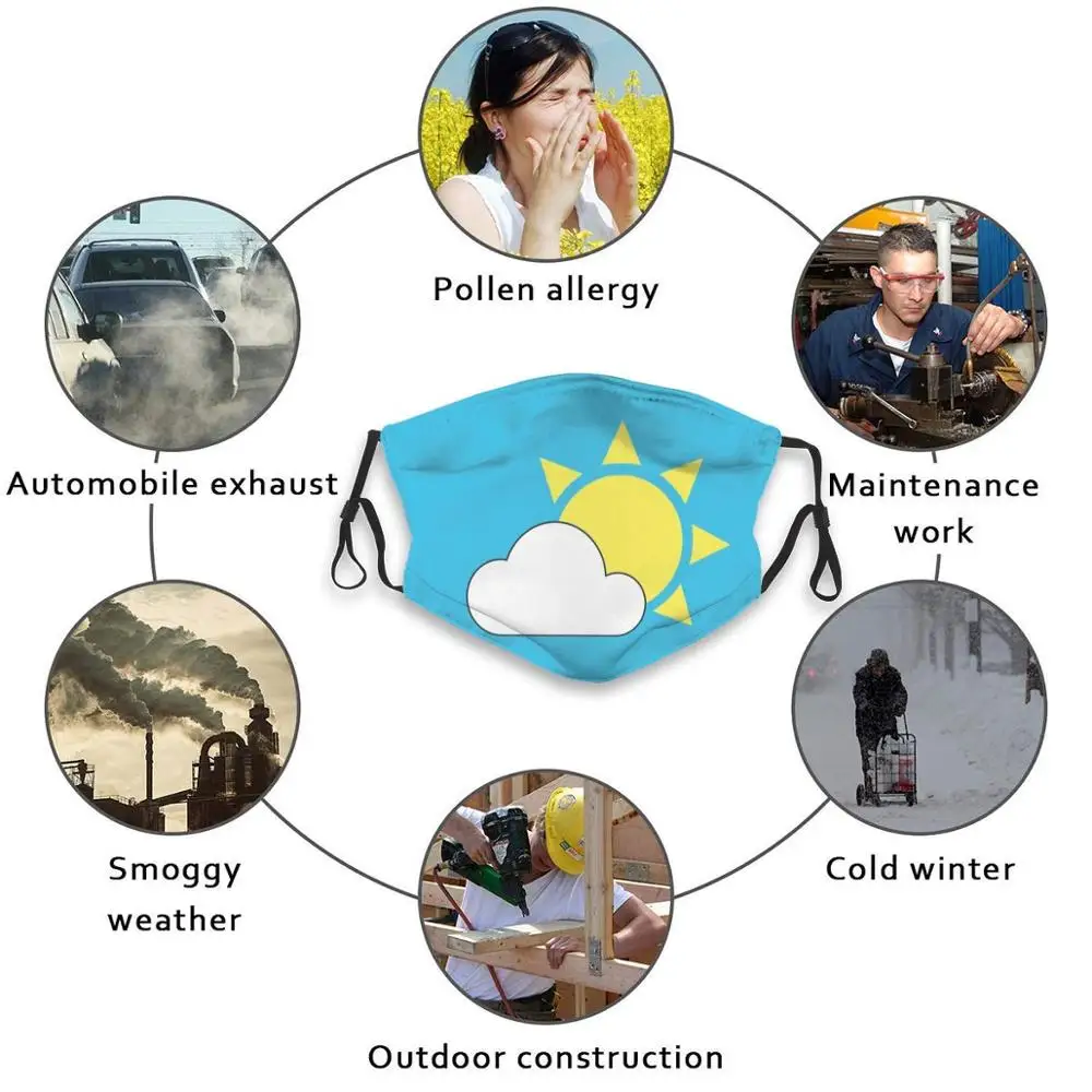 Sun With Cloud Reusable Mouth Face Mask Anti Haze Dustproof Mask With Filters For Child Adult Sun Cloud Epic New Modern Artsy
Sun With Cloud Reusable Mouth Face Mask Anti Haze Dustproof Mask With Filters For Child Adult Sun Cloud Epic New Modern Artsy