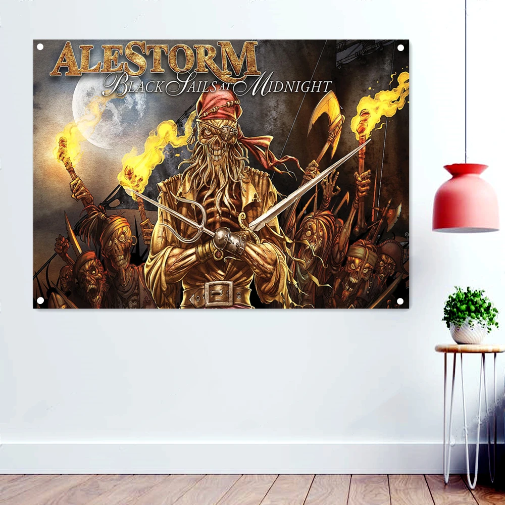 ALESTORM Death Metal Flags Wall Hanging Music Dark Art Tattoos Artwork Posters scary Bloody Drawing Rock Band Logo Banners
ALESTORM Death Metal Flags Wall Hanging Music Dark Art Tattoos Artwork Posters scary Bloody Drawing Rock Band Logo Banners