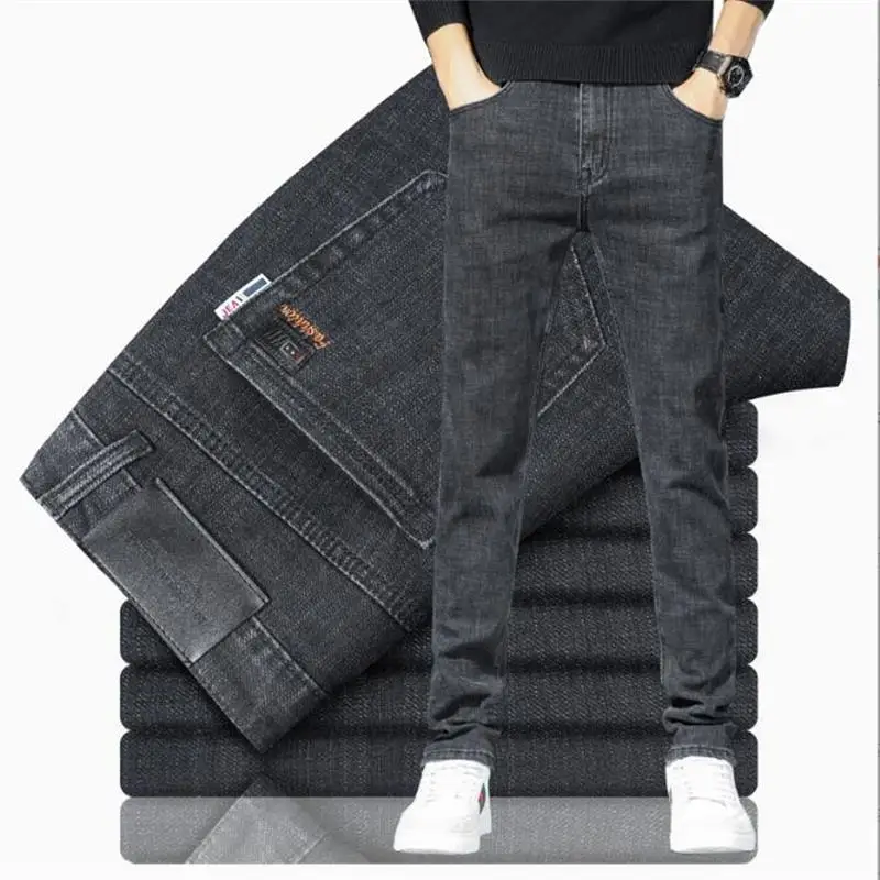 AAA+ High Quality Autumn Winter Embossing Four Seasons Water Washing Loose Jeans Young Men's Stretch Pants Casual Long Pants 
AAA+ High Quality Autumn Winter Embossing Four Seasons Water Washing Loose Jeans Young Men's Stretch Pants Casual Long Pants