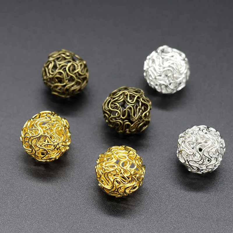 Mibrow 10pcs Gold Silver Color Fashion Hollow Out Ball Dangle Earrings Beads Drops For Women Earrings DIY Jewelry Findings
Mibrow 10pcs Gold Silver Color Fashion Hollow Out Ball Dangle Earrings Beads Drops For Women Earrings DIY Jewelry Findings