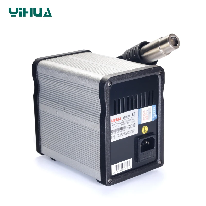 Temperature Adjustable SMD Rework Station Hot-Air Soldering Station YIHUA 2008D
Temperature Adjustable SMD Rework Station Hot-Air Soldering Station YIHUA 2008D