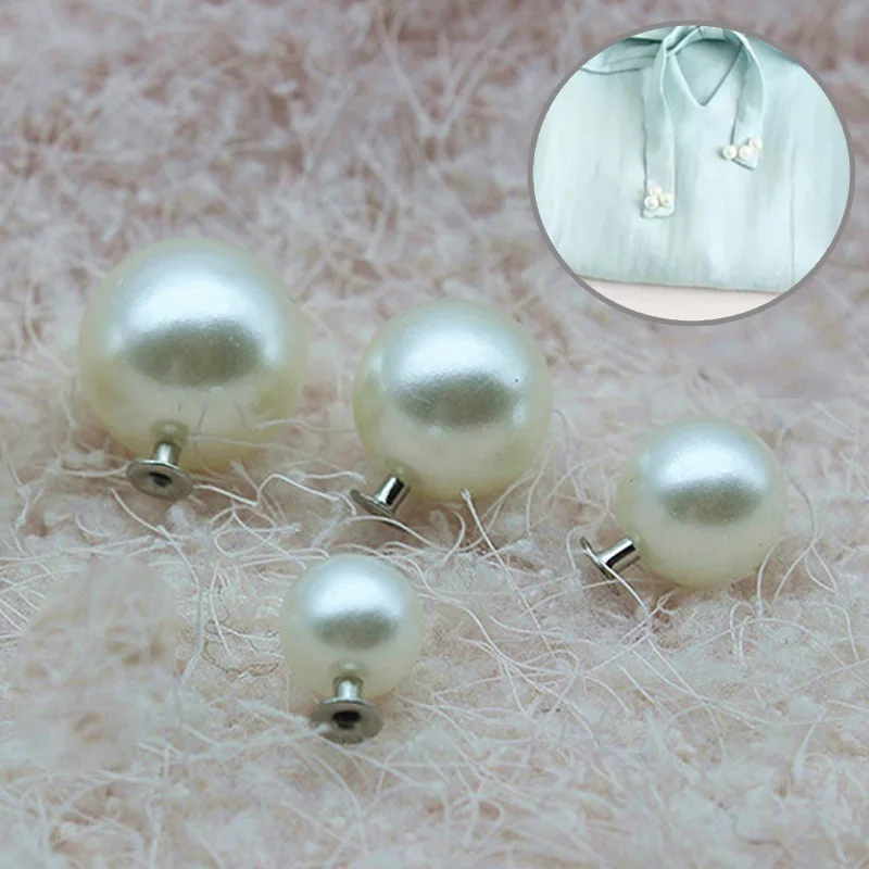 100 Pcs/pack Button 6-18mm Head Acryl Rivet Crafts Wedding Dresses White Pearl Rivets Hat Button Clothing Decoration Products
100 Pcs/pack Button 6-18mm Head Acryl Rivet Crafts Wedding Dresses White Pearl Rivets Hat Button Clothing Decoration Products