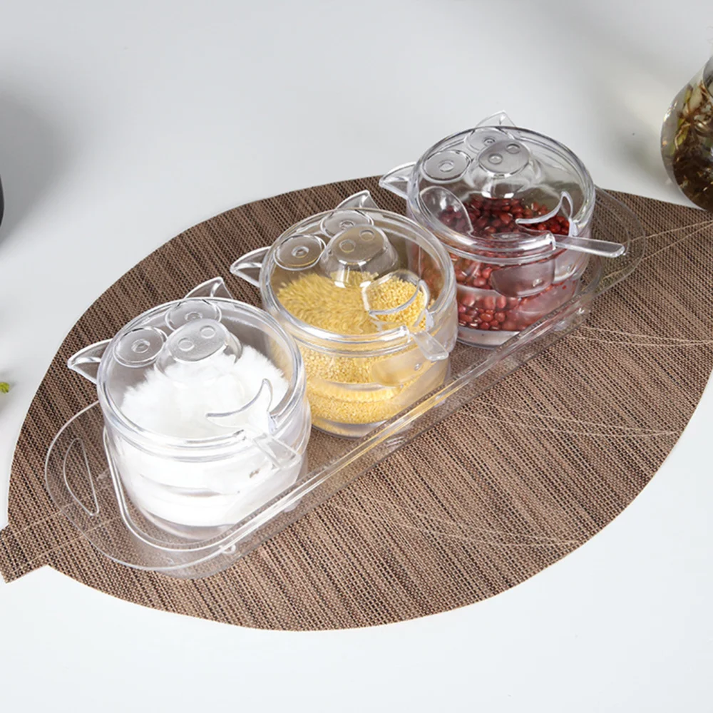 1 Set 3pcs Acrylic Seasoning Container Stoarge Box Seasoning Bottle Kitchen Gadget
1 Set 3pcs Acrylic Seasoning Container Stoarge Box Seasoning Bottle Kitchen Gadget