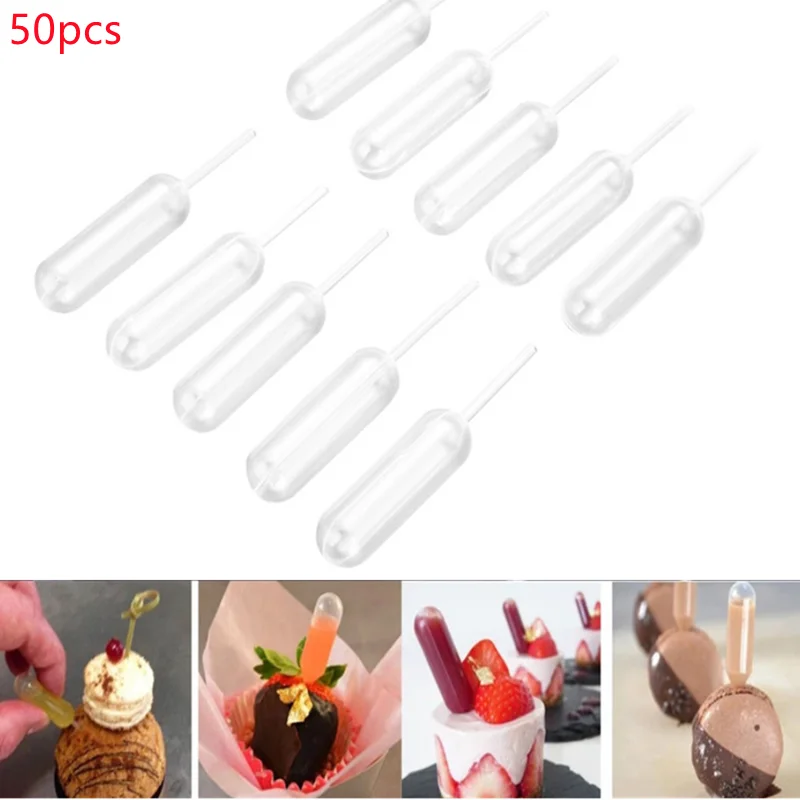 50Pcs/set Ice Cream Jelly Milkshake Droppers Straw Dropper For Cake Disposable Straw Injector For Cupcake Dessert Baking Tools
50Pcs/set Ice Cream Jelly Milkshake Droppers Straw Dropper For Cake Disposable Straw Injector For Cupcake Dessert Baking Tools