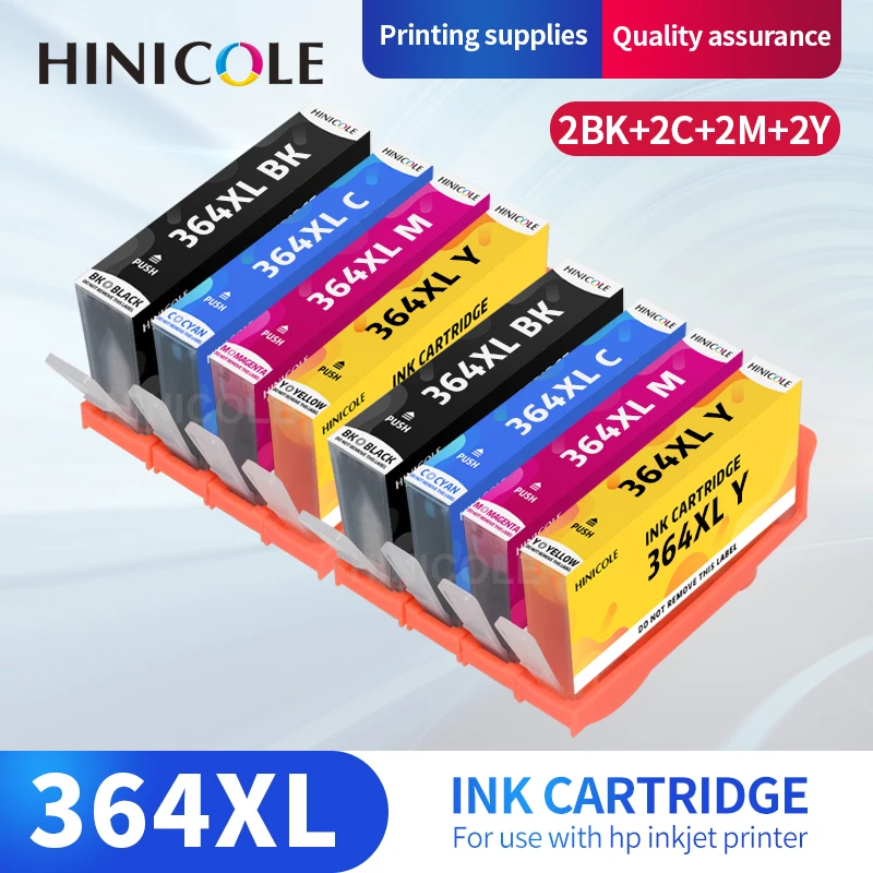 HINICOLE 364XL 364 Compatible Ink Cartridge for HP364 xl Photosmart 5520 5524 6510 6520 7510 B109 B110 B209 B210 C309 C310 C410
HINICOLE 364XL 364 Compatible Ink Cartridge for HP364 xl Photosmart 5520 5524 6510 6520 7510 B109 B110 B209 B210 C309 C310 C410