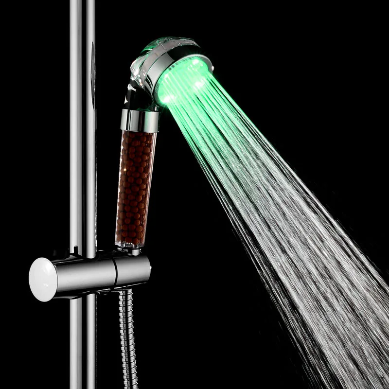 LED Shower Head High Pressure Colorful Temperature Control Color Section Filter Negative Ion Spa Bathroom Shower Head
LED Shower Head High Pressure Colorful Temperature Control Color Section Filter Negative Ion Spa Bathroom Shower Head