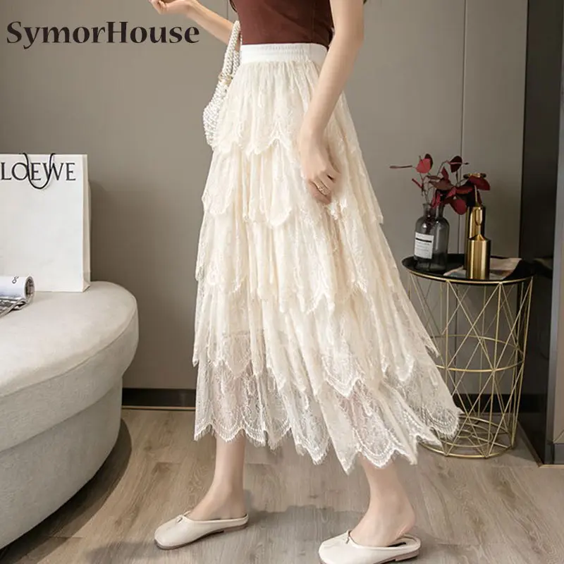 2022 New Summer Slim Lace Long skirt Women's High Waist Hot Midi Skirts Black Elegant Party A-line Skirt Autumn
2022 New Summer Slim Lace Long skirt Women's High Waist Hot Midi Skirts Black Elegant Party A-line Skirt Autumn