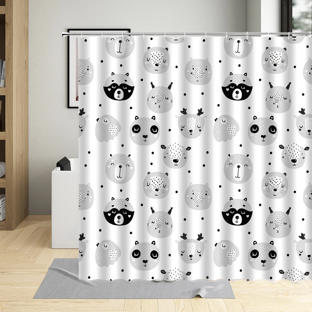 Minimalist Bathroom Curtains Cartoon Seabed Animals White Background Kids Bathtub Decor Waterproof Shower Curtain With Hooks
Minimalist Bathroom Curtains Cartoon Seabed Animals White Background Kids Bathtub Decor Waterproof Shower Curtain With Hooks