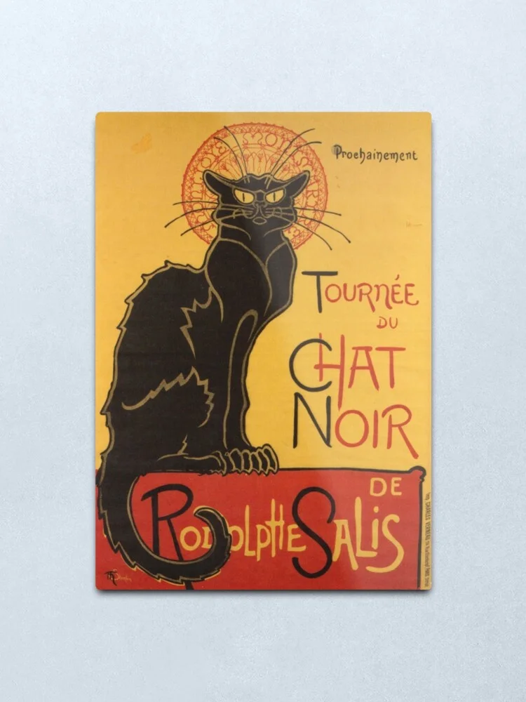 Soon, the Black Cat Tour by Rodolphe Salis Metal Print Tin Sign Bar Home Wall Decor Metal Art Poster
Soon, the Black Cat Tour by Rodolphe Salis Metal Print Tin Sign Bar Home Wall Decor Metal Art Poster