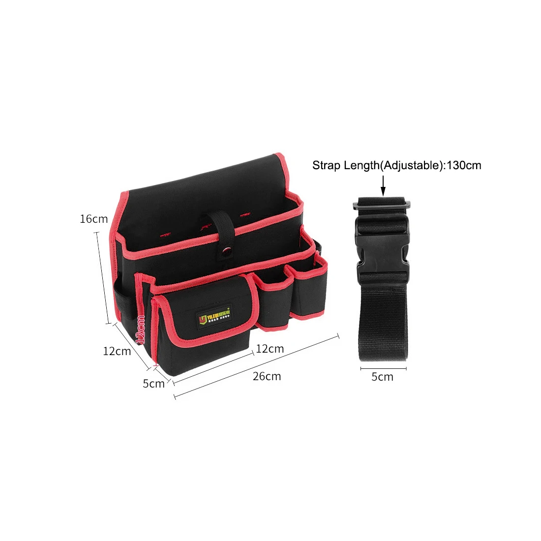 uxcell Professional Oxford Canvas 12 Tool Pockets, Fully Adjustable Waterproof & Protective Work Belt Black/Red
uxcell Professional Oxford Canvas 12 Tool Pockets, Fully Adjustable Waterproof & Protective Work Belt Black/Red