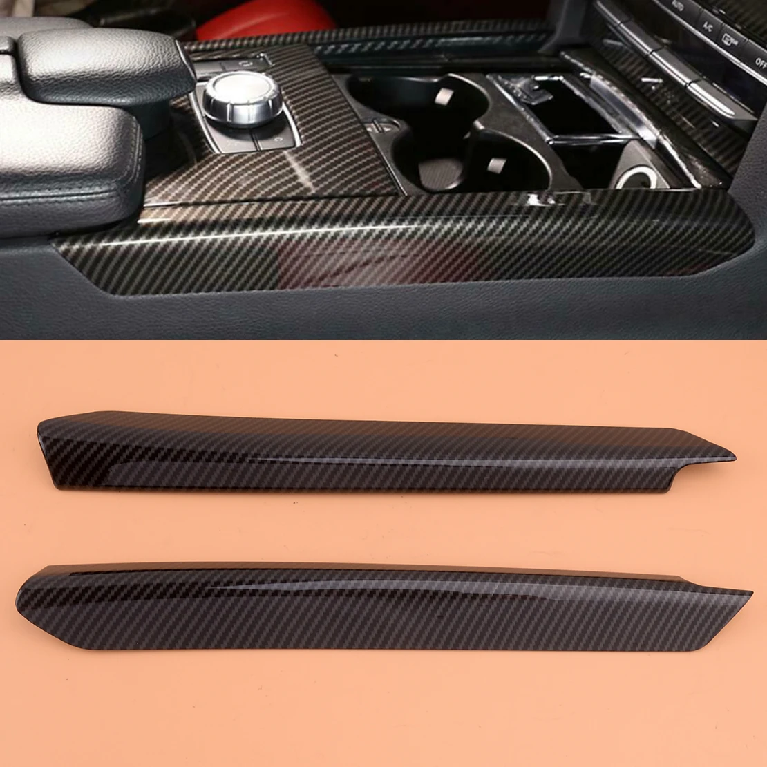 2Pcs LHD Car Center Console Gear Shift Box Side Trim Cover Fit for Benz E Class W212 E200 E260 E300 2010-2015 Carbon Fiber Style
2Pcs LHD Car Center Console Gear Shift Box Side Trim Cover Fit for Benz E Class W212 E200 E260 E300 2010-2015 Carbon Fiber Style