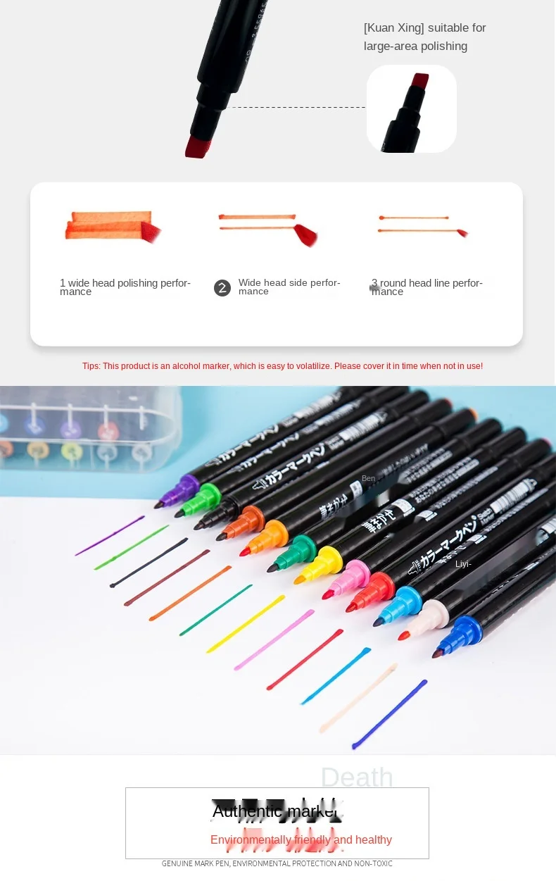 Yan Guo 899 Double-headed Marker Pen Set, Black Rod Oily Marker Pen Children's Drawing Set
Yan Guo 899 Double-headed Marker Pen Set, Black Rod Oily Marker Pen Children's Drawing Set