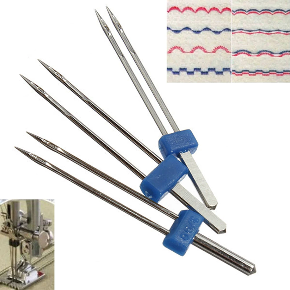 3Size 3pcs Durable Double Twin Needles Pins Twin Stretch Machine Needles Size 2.0/90 3.0/90 4.0/90
3Size 3pcs Durable Double Twin Needles Pins Twin Stretch Machine Needles Size 2.0/90 3.0/90 4.0/90