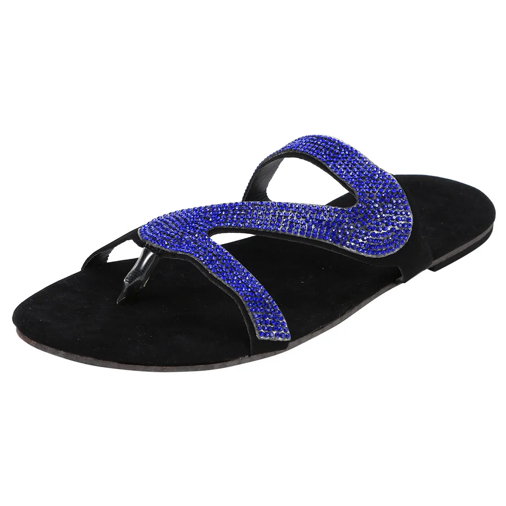 Women Solid Crystal Slip On Flats Casual Roman Slippers Plus-size Flat Slippers Outdoor Fashion Sandals Anti-slip Sandals
Women Solid Crystal Slip On Flats Casual Roman Slippers Plus-size Flat Slippers Outdoor Fashion Sandals Anti-slip Sandals