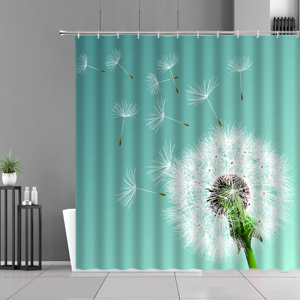 Шторы для душа с изображением одуванчика, водонепроницаемые занавески для ванной из полиэстера, с декоративным экраном, с крючками, весна
Шторы для душа с изображением одуванчика, водонепроницаемые занавески для ванной из полиэстера, с декоративным экраном, с крючками, весна