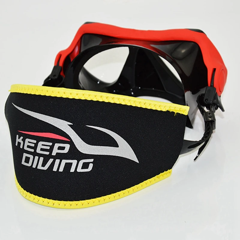Ремешок для маски дайвинга 2 шт. плавания серфинга подводного черно-серый и