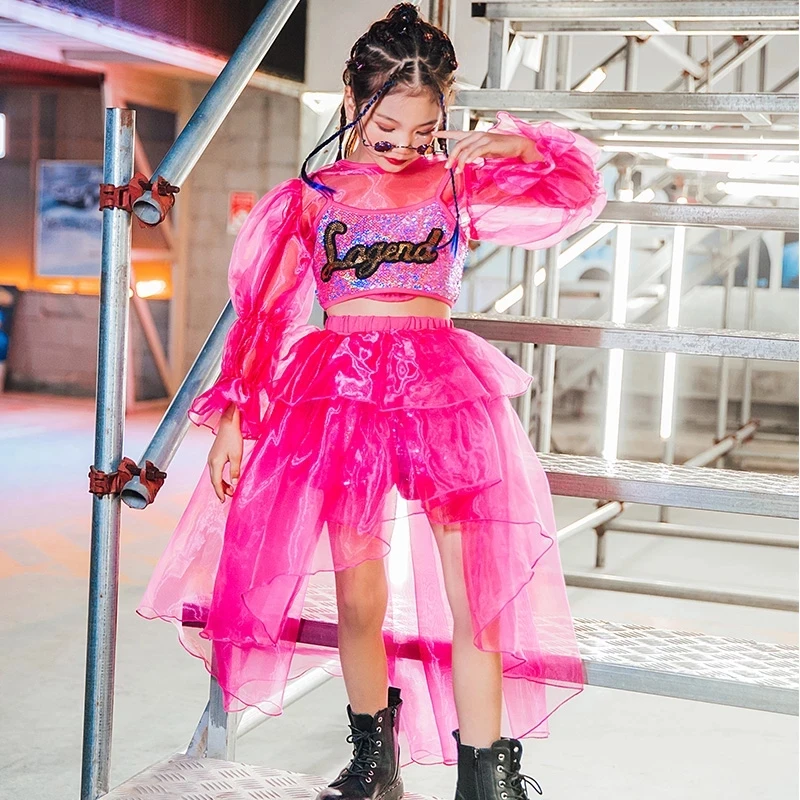 Girls Jazz Dance Costumes Kids Model Catwalk Stage Fashion High-End Clothing Street Dance HipHop Sequin Lace Clothing 3pc sets
Girls Jazz Dance Costumes Kids Model Catwalk Stage Fashion High-End Clothing Street Dance HipHop Sequin Lace Clothing 3pc sets