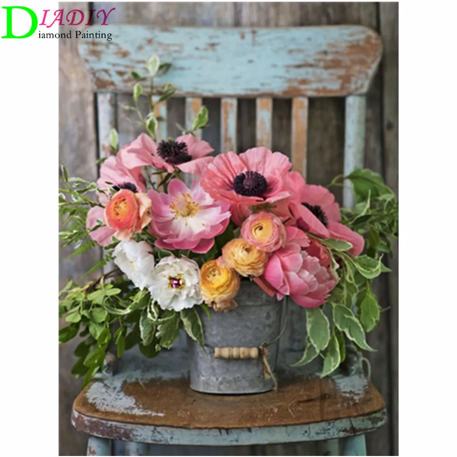 DIADIY 5D DIY Diamond Painting Flower Cross Stitch Kit Mosaic Diamond Embroidery Rose Full Square Drill Home Decoration
DIADIY 5D DIY Diamond Painting Flower Cross Stitch Kit Mosaic Diamond Embroidery Rose Full Square Drill Home Decoration