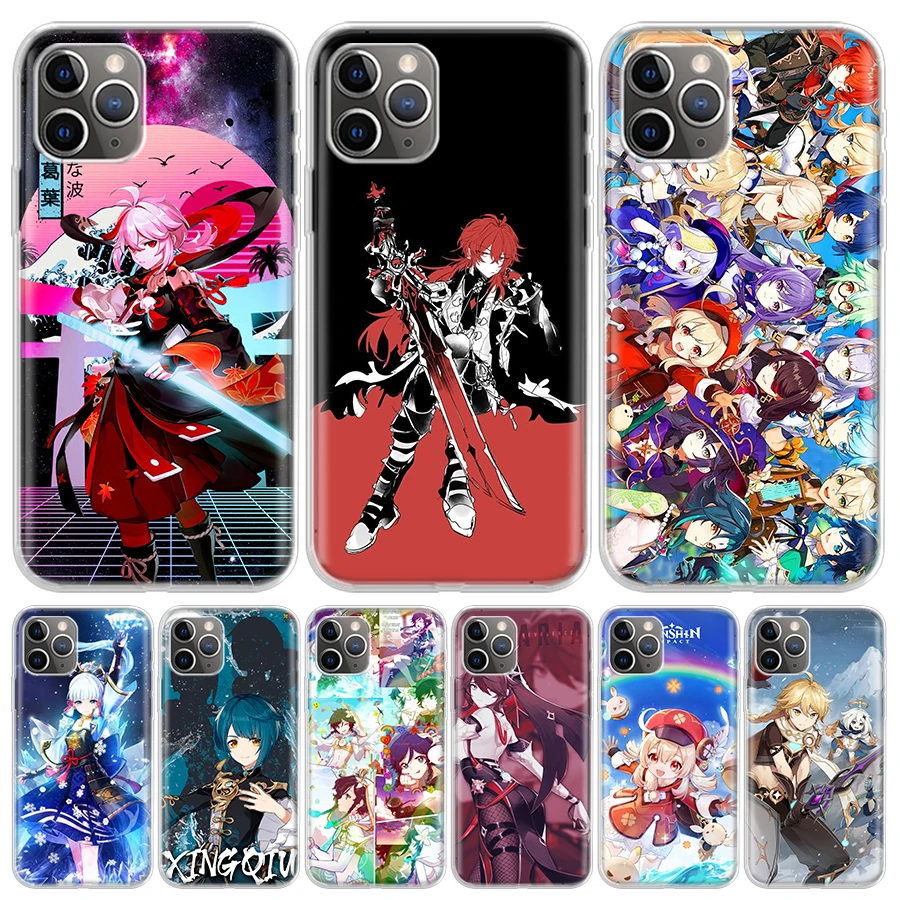 Genshin Impact Cartoon Silicone Case Coque For iPhone 13 Pro Max 11 12 Pro XS MAX X XR 7 8 6 6S Plus SE 2020 Back Cover
Genshin Impact Cartoon Silicone Case Coque For iPhone 13 Pro Max 11 12 Pro XS MAX X XR 7 8 6 6S Plus SE 2020 Back Cover