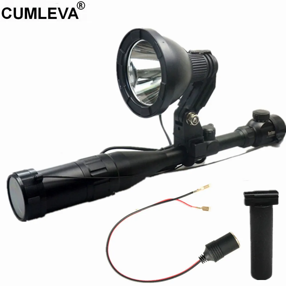 USA CREE XPL HighV3 10W LED Scope Rifle Gun Mounted Spotlight 12V 125mm 10W LED Weapon Mounted Spotlight With Female Plug Handle
USA CREE XPL HighV3 10W LED Scope Rifle Gun Mounted Spotlight 12V 125mm 10W LED Weapon Mounted Spotlight With Female Plug Handle
