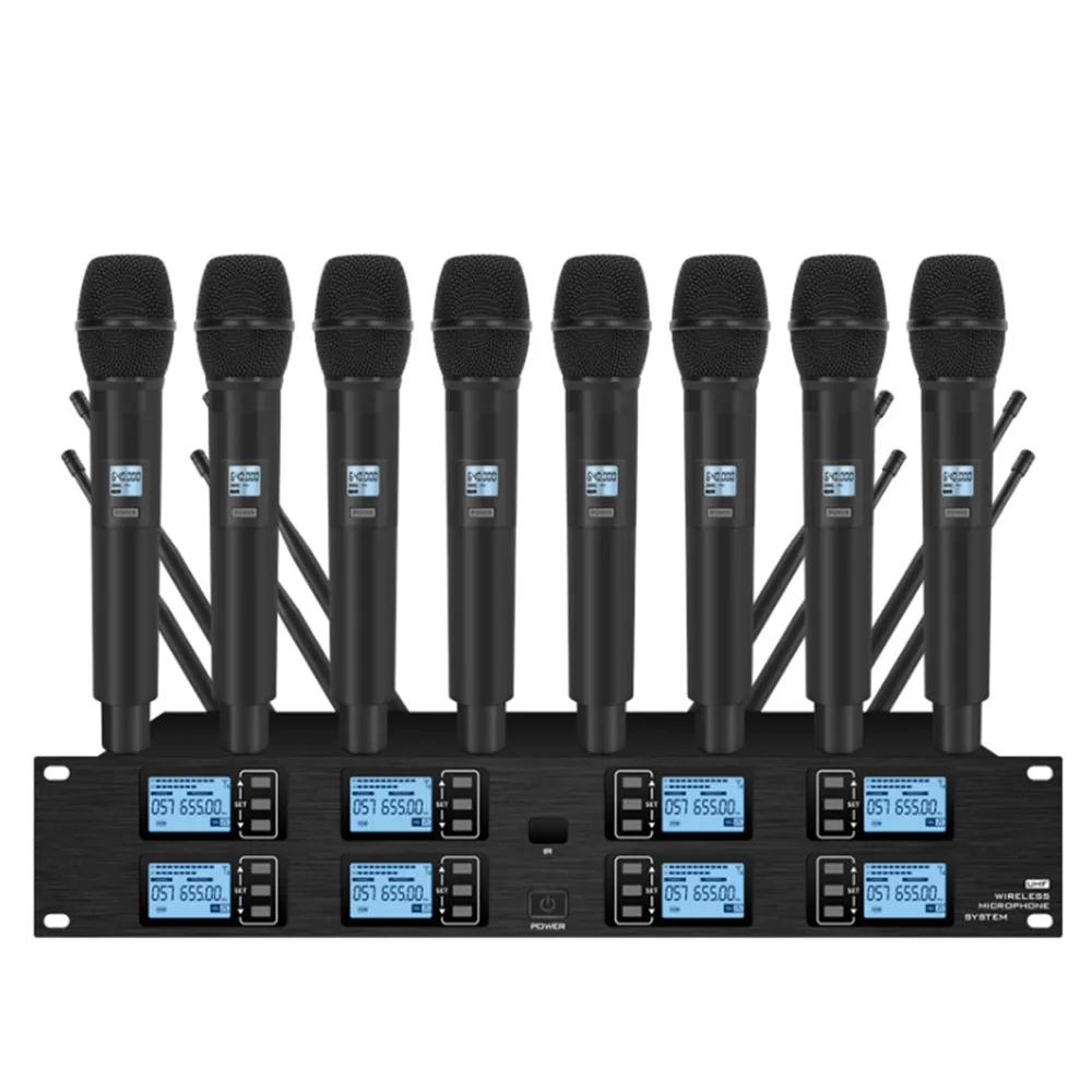 Professional UHF wireless microphone handheld microphone for church school stage microphone family karaoke microphone
Professional UHF wireless microphone handheld microphone for church school stage microphone family karaoke microphone