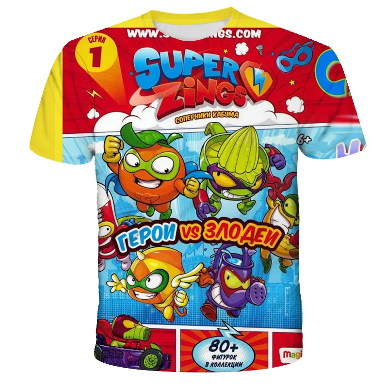 Super Zings T Shirt 4 5 6 7 8 9 10 11 12 13 14 Years Baby Boys Girls T-shirt Kids Tshirt Children Clothes Kid Girl Tops Tees
Super Zings T Shirt 4 5 6 7 8 9 10 11 12 13 14 Years Baby Boys Girls T-shirt Kids Tshirt Children Clothes Kid Girl Tops Tees