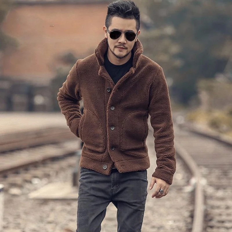 Men Full Sleeve Jacker Autumn Winter Faux Fur Outwear and Solid Color Causal Style Overcoats Short Fur Coat Outdoor Top Men's
Men Full Sleeve Jacker Autumn Winter Faux Fur Outwear and Solid Color Causal Style Overcoats Short Fur Coat Outdoor Top Men's