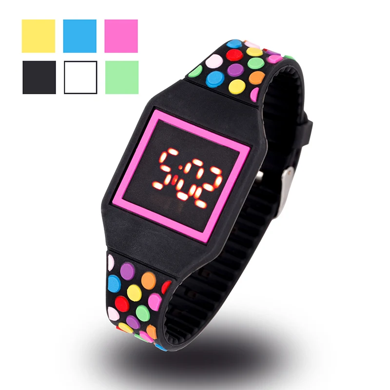 LED Watch Kids Jelly Color Digital Child Watches New Touch Screen Rubber Children Watch For Boy Girl Student Go to School
LED Watch Kids Jelly Color Digital Child Watches New Touch Screen Rubber Children Watch For Boy Girl Student Go to School