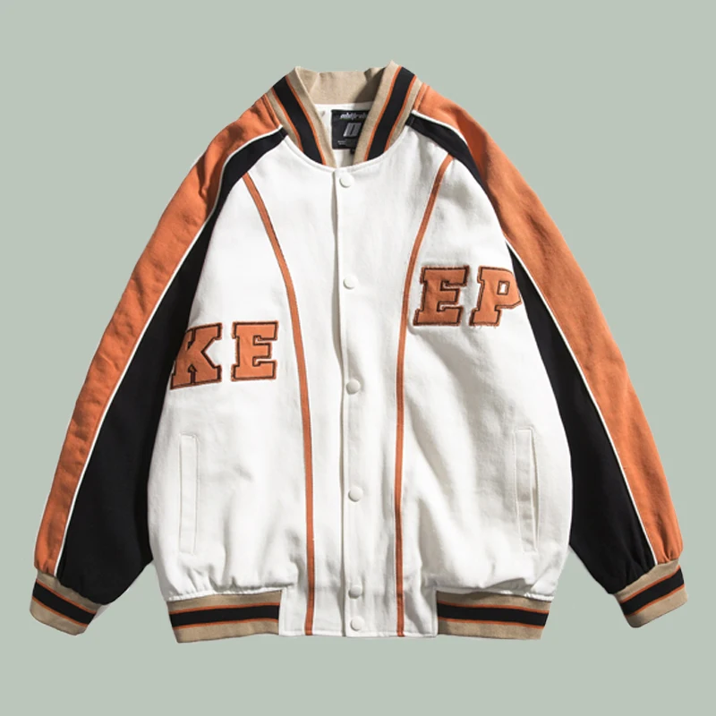 Harajuku Patchwork Baseball Jacket Men NEW Hip Hop Streetwear Loose Embroidery Print Coats Spring Campus Couple Oversize Unisex
Harajuku Patchwork Baseball Jacket Men NEW Hip Hop Streetwear Loose Embroidery Print Coats Spring Campus Couple Oversize Unisex