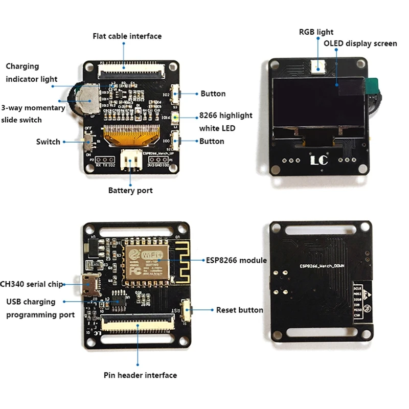Wifi Deauther Watch Wearable Esp8266 Development Board Smart Watch for Arduino Kit
Wifi Deauther Watch Wearable Esp8266 Development Board Smart Watch for Arduino Kit