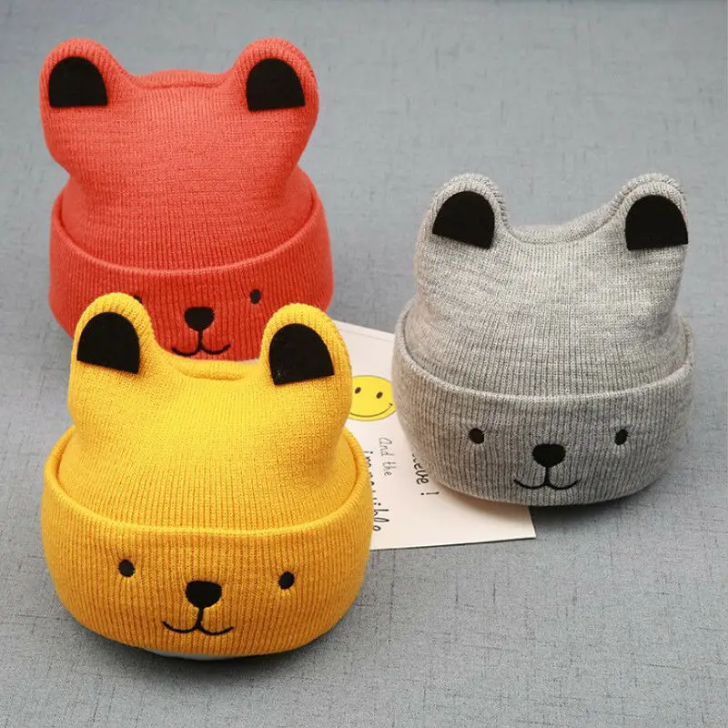 3D Cartoon Baby Hat Spring Autumn Baby Hat for Boys Girls Knitted Cap Winter Warm Solid Color Children Hat 
3D Cartoon Baby Hat Spring Autumn Baby Hat for Boys Girls Knitted Cap Winter Warm Solid Color Children Hat